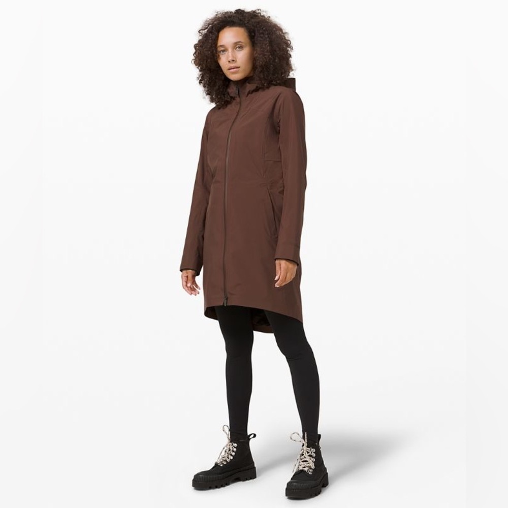 Lululemon Rain Rebel Jacket - Brown Earth